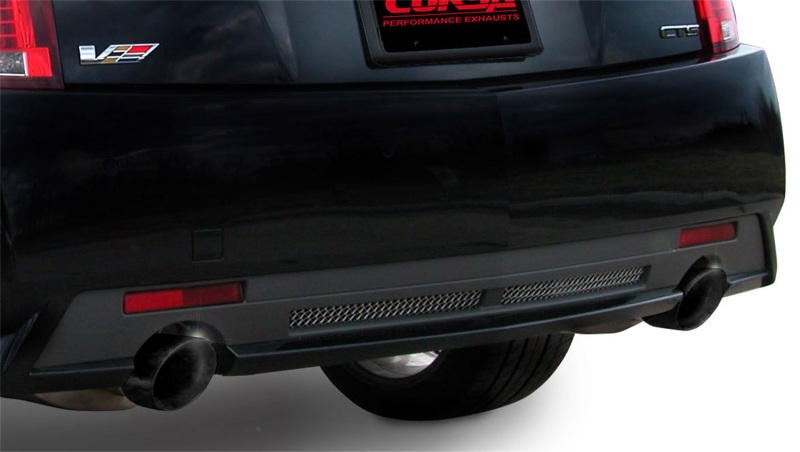 Cadillac CTS Performance Exhaust - Rear - CORSA Performance - Axle-Back Touring - Black - `09-`14